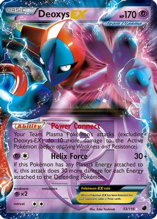Deoxys-EX 53/116 - Plasma Freeze Holofoil - Poke-Collect