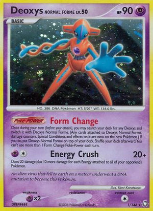 Deoxys Normal Forme 1/146 - Legends Awakened Reverse Holofoil