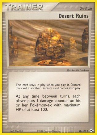 Desert Ruins 88/101 - Hidden Legends - Poke-Collect