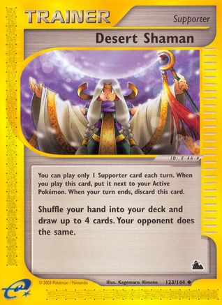 Desert Shaman 123/144 - Skyridge Reverse Holofoil - Poke-Collect