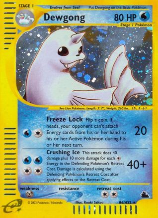 Dewgong H6/144 - Skyridge Holofoil - Poke-Collect