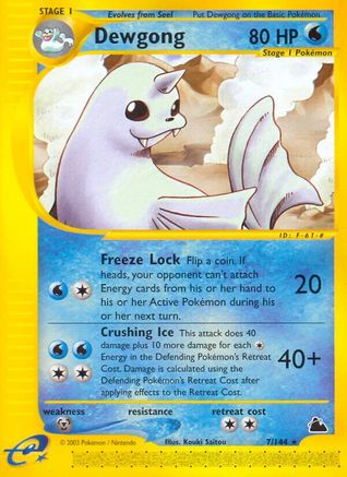 Dewgong 7/144 - Skyridge - Poke-Collect