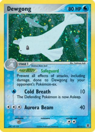 Dewgong 3/112 - FireRed & LeafGreen - Poke-Collect
