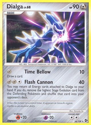 Dialga 16/106 - Great Encounters Reverse Holofoil - Poke-Collect