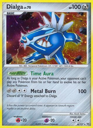 Dialga (6) 6/127 - Platinum Reverse Holofoil - Poke-Collect