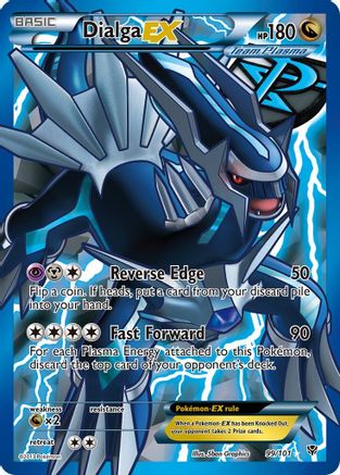Dialga EX (Team Plasma) (99 Full Art) 99/101 - Plasma Blast Holofoil - Poke-Collect