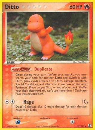 Ditto - 037/113 (Charmander) 37/113 - Delta Species Reverse Holofoil - Poke-Collect