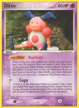 Ditto - 038/113 (Mr. Mime) 38/113 - Delta Species Reverse Holofoil - Poke-Collect