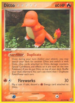 Ditto 61/113 - Delta Species Reverse Holofoil - Poke-Collect