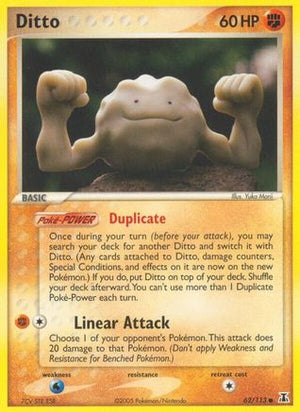 Ditto 62/113 - Delta Species Reverse Holofoil - Poke-Collect
