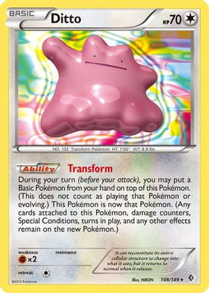Ditto 108/149 - Boundaries Crossed Holofoil - Poke-Collect