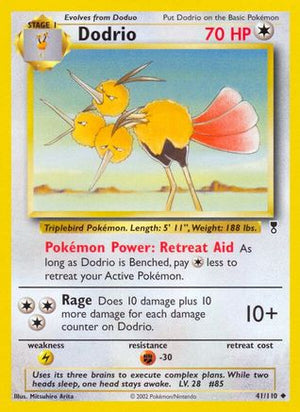 Dodrio 41/110 - Legendary Collection Reverse Holofoil - Poke-Collect