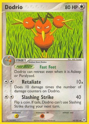 Dodrio 33/101 - Hidden Legends Reverse Holofoil - Poke-Collect