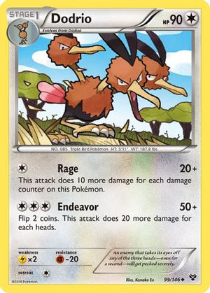 Dodrio 99/146 - XY Base Set Reverse Holofoil - Poke-Collect