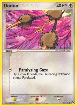 Doduo 45/106 - Emerald Reverse Holofoil - Poke-Collect
