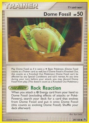 Dome Fossil 89/100 - Majestic Dawn Reverse Holofoil - Poke-Collect