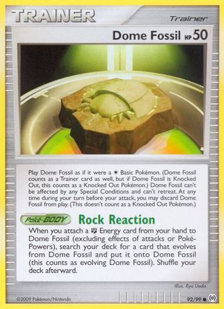 Dome Fossil 92/99 - Arceus Reverse Holofoil - Poke-Collect