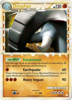 Donphan 107/123 - HeartGold & SoulSilver Holofoil - Poke-Collect