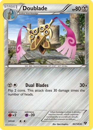 Doublade 84/146 - XY Base Set - Poke-Collect