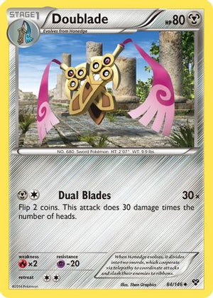 Doublade 84/146 - XY Base Set Reverse Holofoil - Poke-Collect