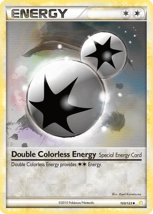 Double Colorless Energy 103/123 - HeartGold & SoulSilver Reverse Holofoil - Poke-Collect