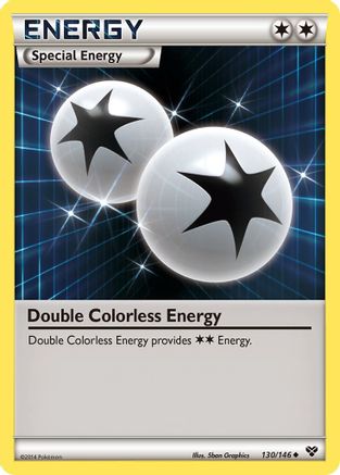 Double Colorless Energy 130/146 - XY Reverse Holofoil - Poke-Collect