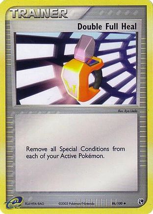 Double Full Heal 86/100 - Sandstorm Reverse Holofoil - Poke-Collect