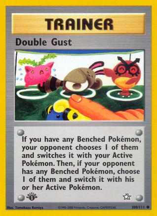 Double Gust 100/111 - Neo Genesis Unlimited - Poke-Collect