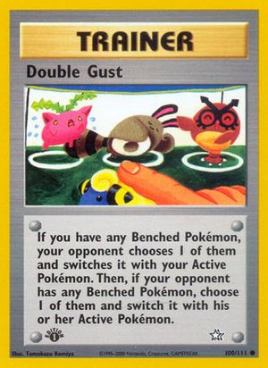 Double Gust 100/111 - Neo Genesis Unlimited - Poke-Collect