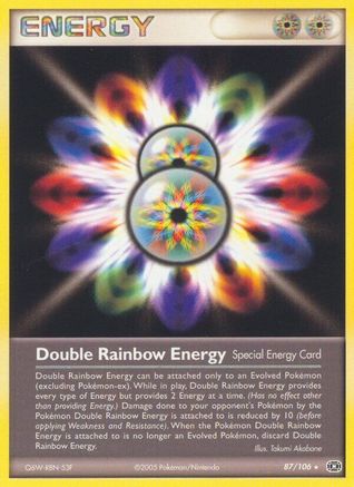 Double Rainbow Energy 87/106 - Emerald Reverse Holofoil - Poke-Collect