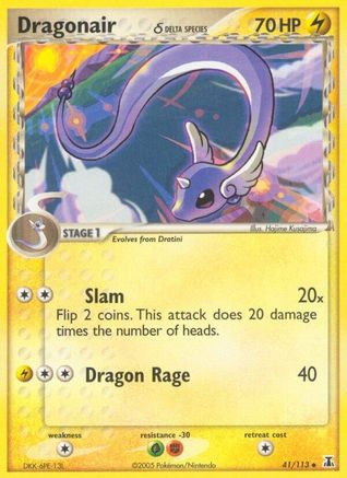Dragonair - 41/113 (Delta Species) 41/113 - Delta Species Reverse Holofoil - Poke-Collect