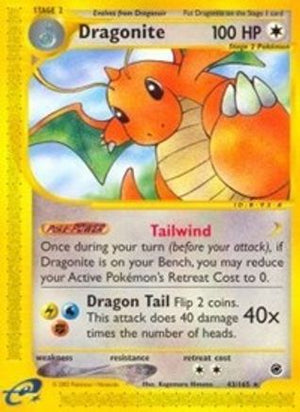 Dragonite 43/165 - Expedition Base Set Reverse Holofoil - Poke-Collect