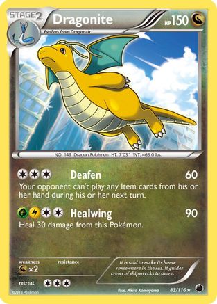 Dragonite 83/116 - Plasma Freeze Holofoil - Poke-Collect