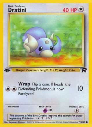 Dratini 53/82 - Team Rocket 1st Edition - Poke-Collect