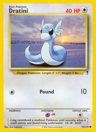 Dratini 72/110 - Legendary Collection Reverse Holofoil - Poke-Collect