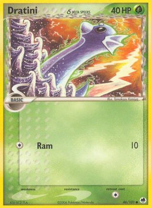 Dratini (Delta Species) 46/101 - Dragon Frontiers - Poke-Collect
