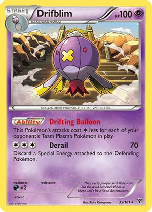 Drifblim 35/101 - Plasma Blast - Poke-Collect