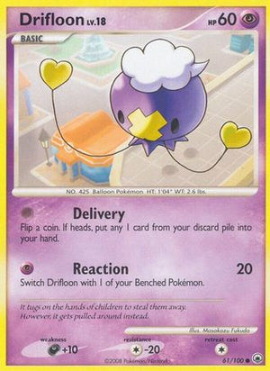 Drifloon 61/100 - Majestic Dawn - Poke-Collect