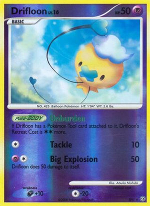 Drifloon SH1/100 - Stormfront Reverse Holofoil - Poke-Collect