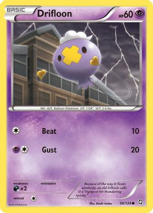 Drifloon (50) 50/124 - Dragons Exalted Reverse Holofoil - Poke-Collect