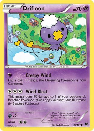 Drifloon 34/101 - Plasma Blast - Poke-Collect