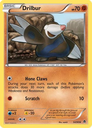 Drilbur (54) 54/98 - Emerging Powers - Poke-Collect