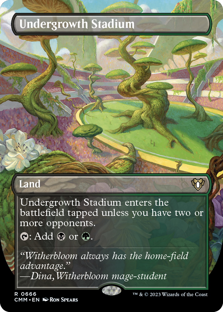 Undergrowth Stadium (CMM-666) - Commander Masters (Borderless) Foil