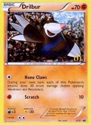Drilbur 8/12 - McDonalds Collection 2012 Holofoil - Poke-Collect