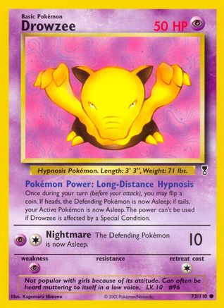 Drowzee 73/110 - Legendary Collection Reverse Holofoil - Poke-Collect