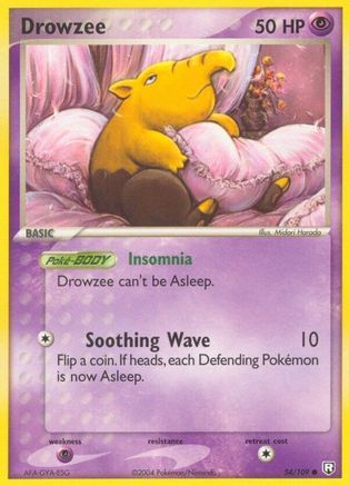 Drowzee 54/109 - Team Rocket Returns Reverse Holofoil - Poke-Collect
