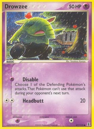 Drowzee 67/113 - Delta Species Reverse Holofoil - Poke-Collect