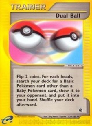 Dual Ball 139/165 - Expedition Base Set Reverse Holofoil - Poke-Collect