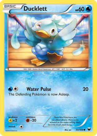 Ducklett 35/108 - Dark Explorers - Poke-Collect