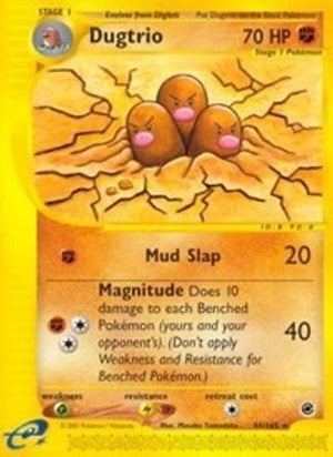 Dugtrio 44/165 - Expedition Base Set Reverse Holofoil - Poke-Collect